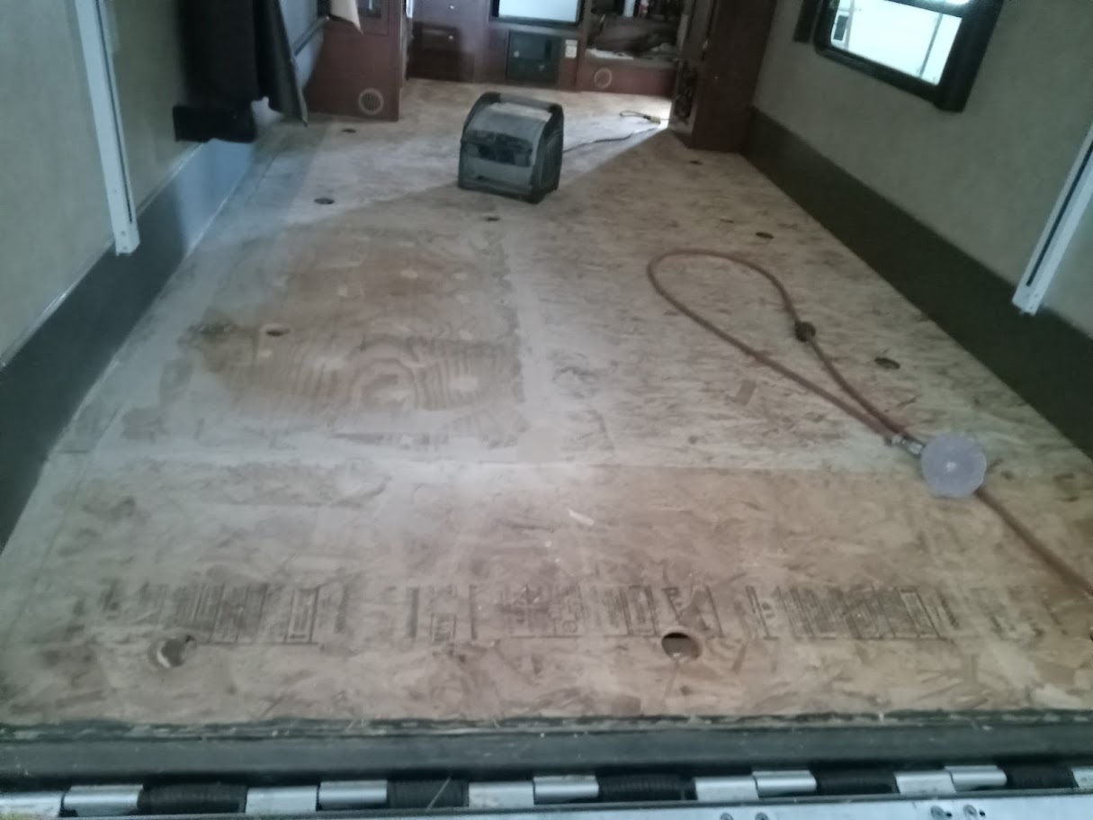 Bunk Door Toy Hauler Floor Rebuild