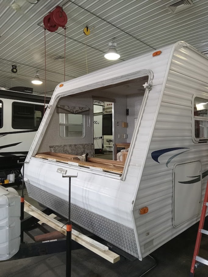 Bunk Door Toy Hauler Floor Rebuild