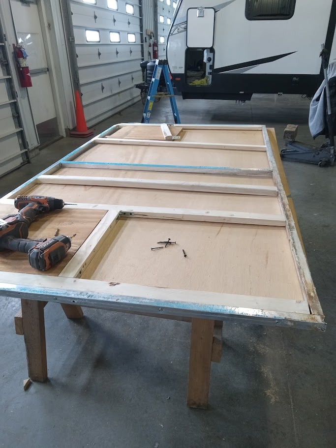 Bunk Door Toy Hauler Floor Rebuild