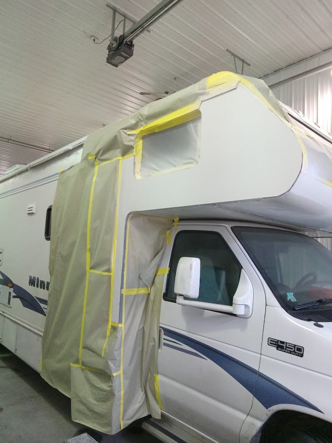 RV fiberglass repair