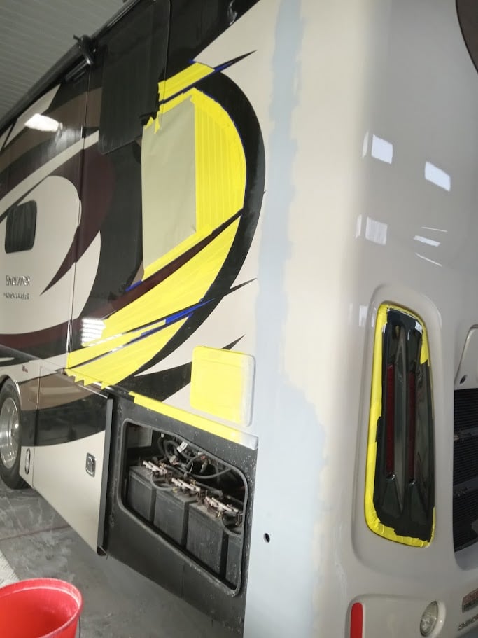 RV fiberglass repair