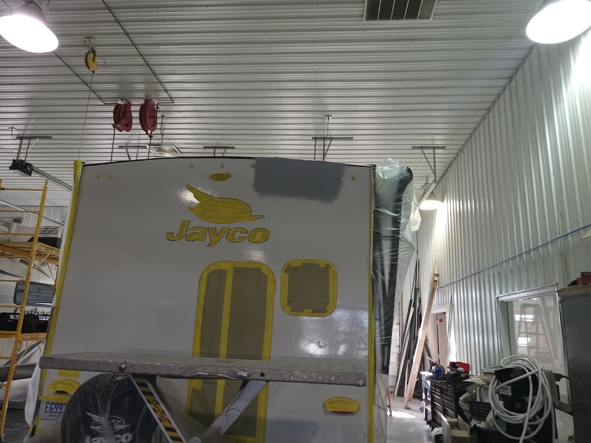 RV fiberglass repair