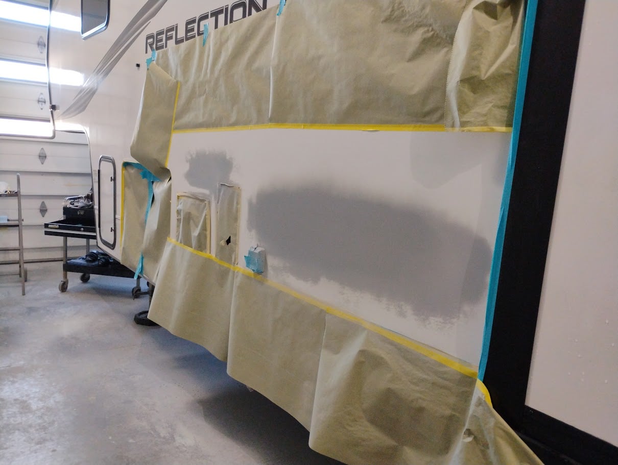 RV fiberglass repair