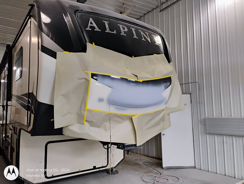 RV fiberglass repair