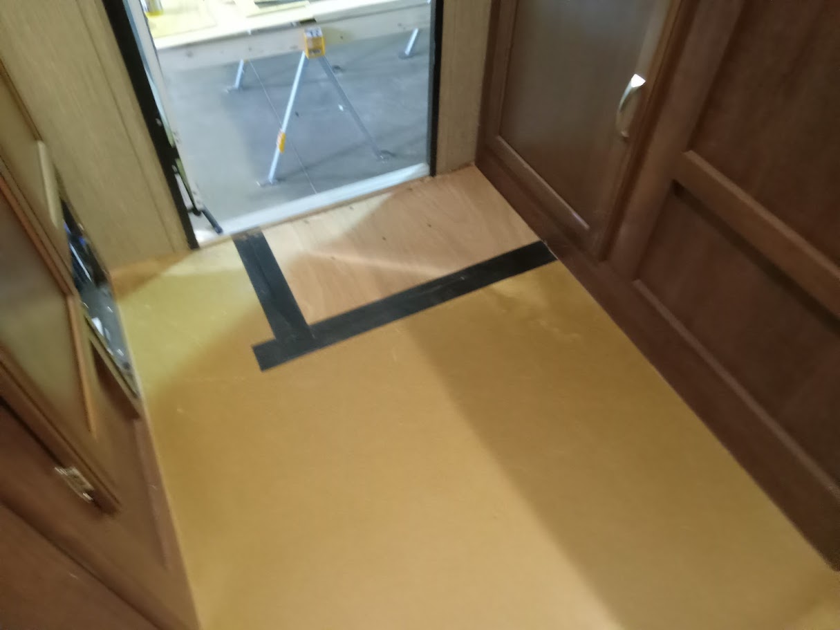 Fifth Wheel Trailer Floor Repair Door