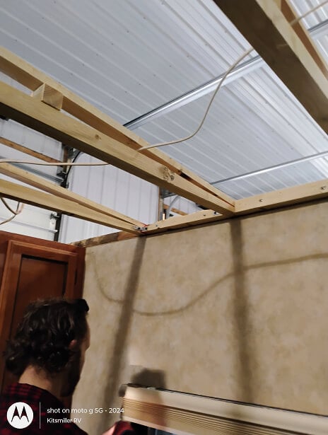 Large RV Wood Ceiling repair