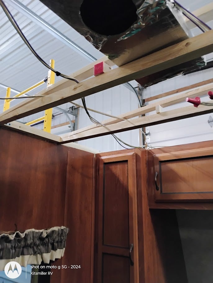 Large RV Finished siding repair