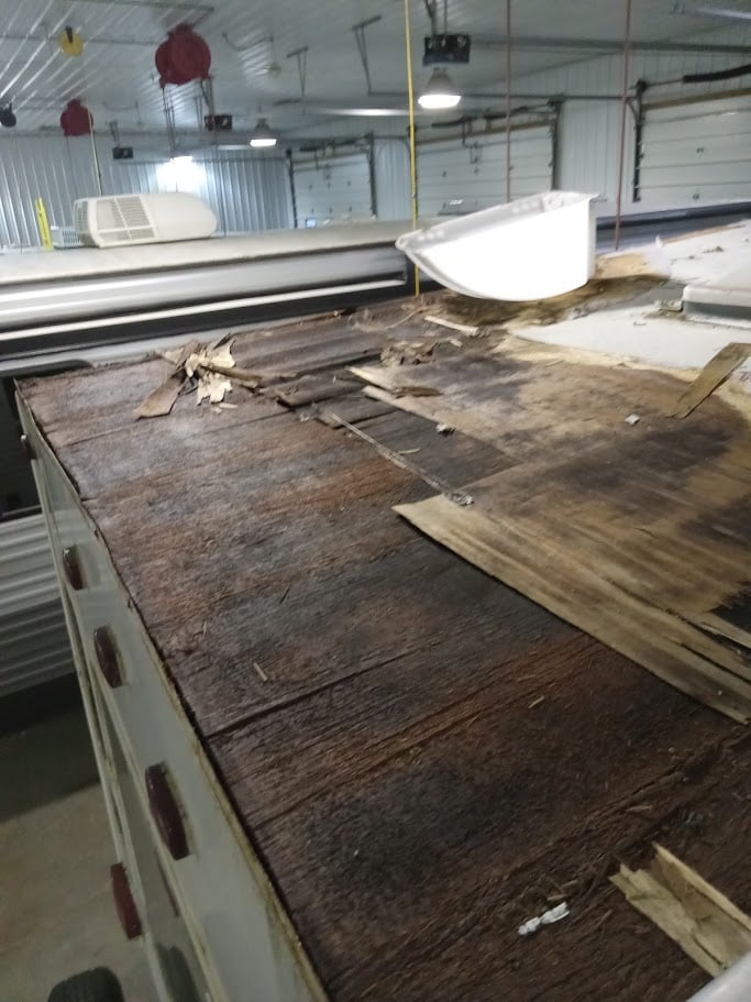 RV Rotted Roof Repair
