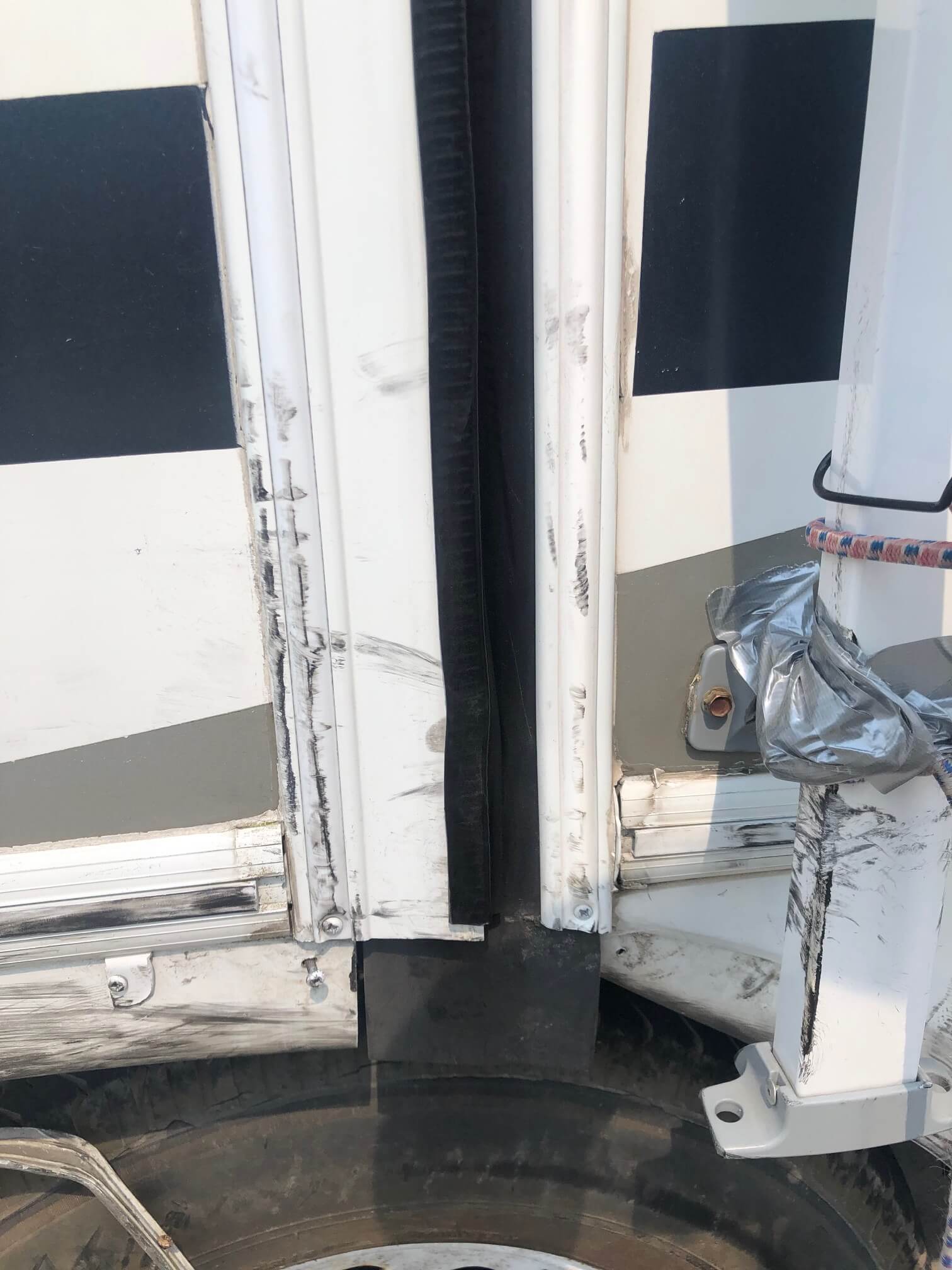 RV tire blowout repair